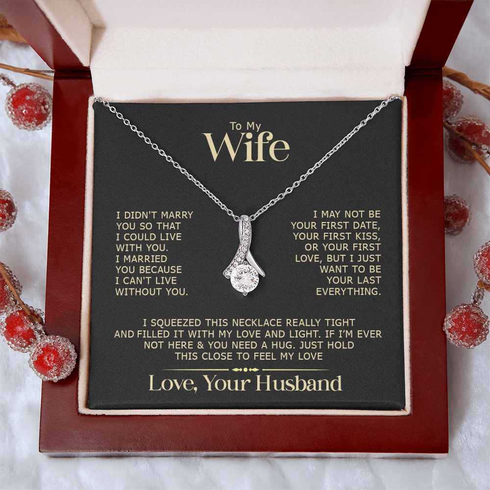 To My Wife | Love Knot Necklace