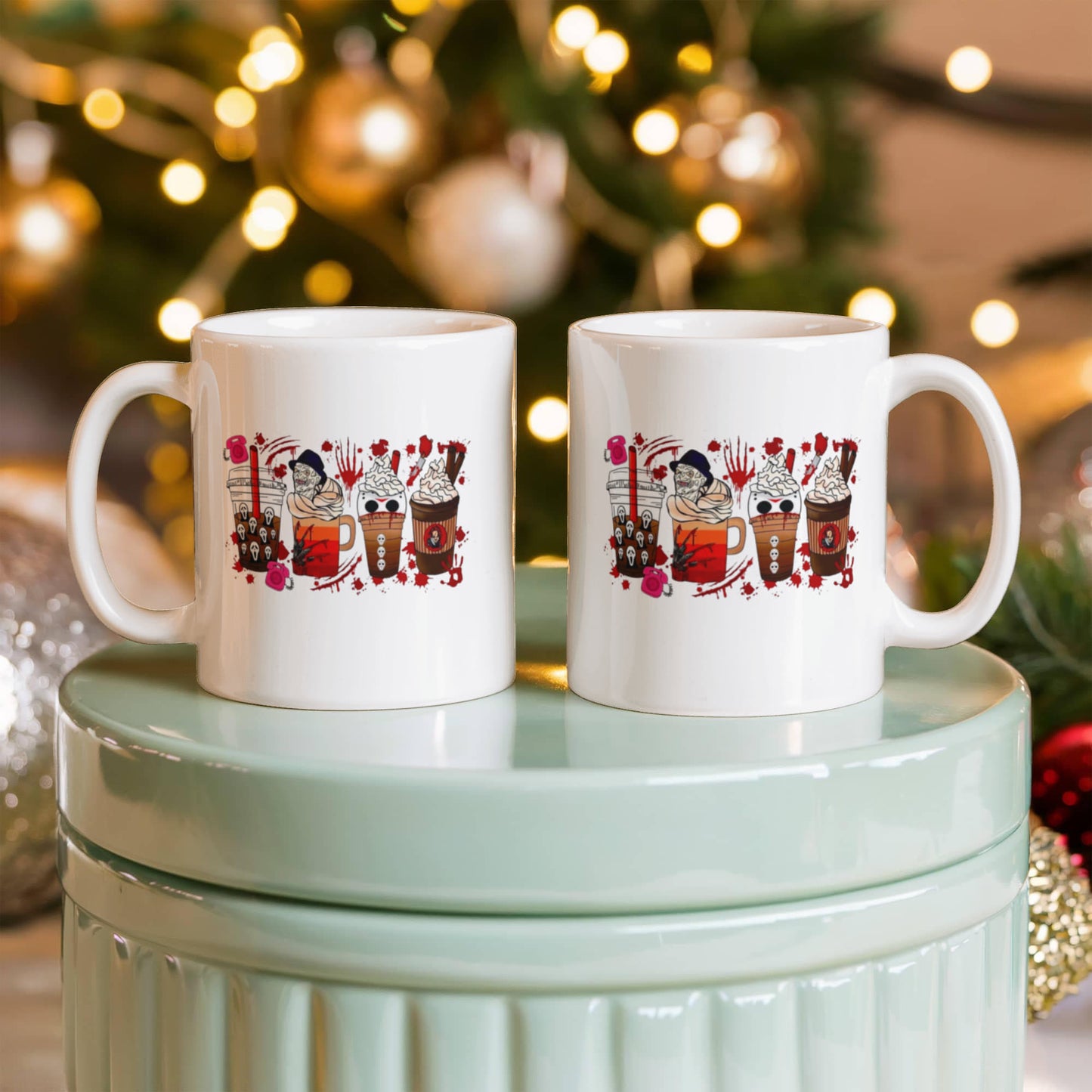 Spooky Sips | White Ceramic Mug