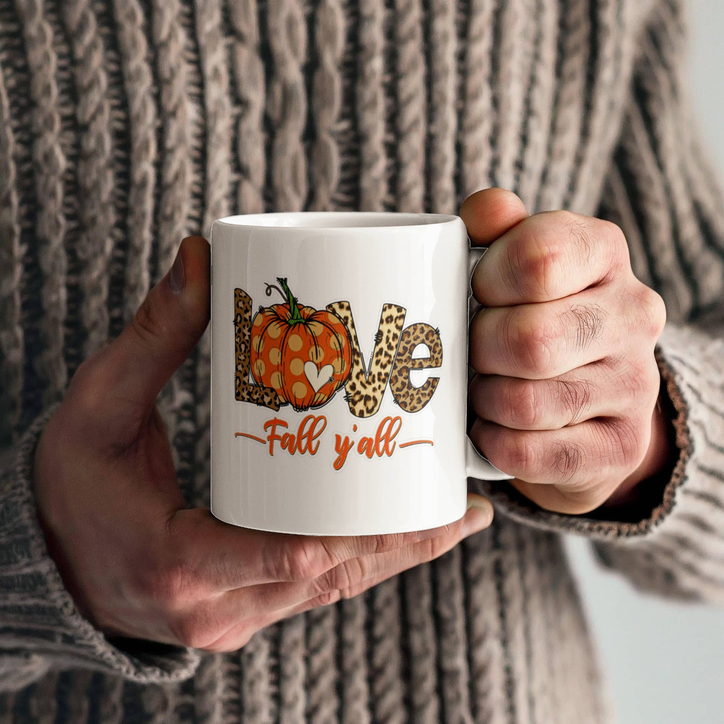 Love Fall Y'all | White Ceramic Mug