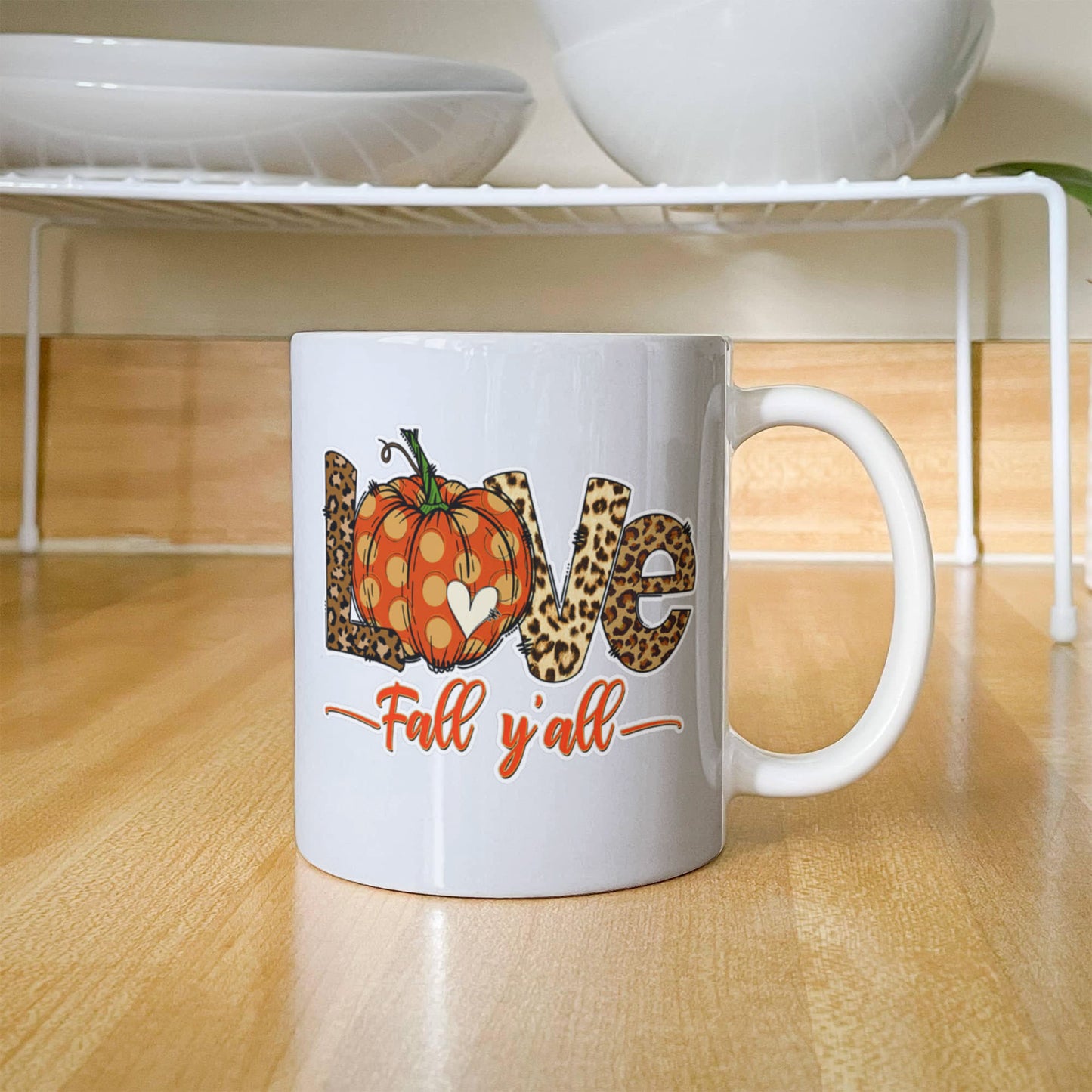 Love Fall Y'all | White Ceramic Mug