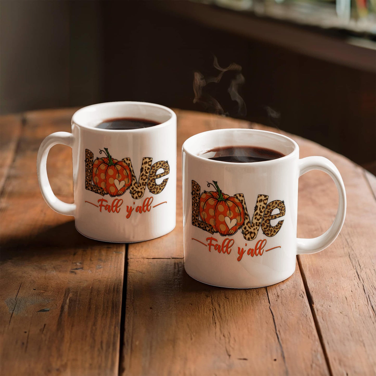 Love Fall Y'all | White Ceramic Mug