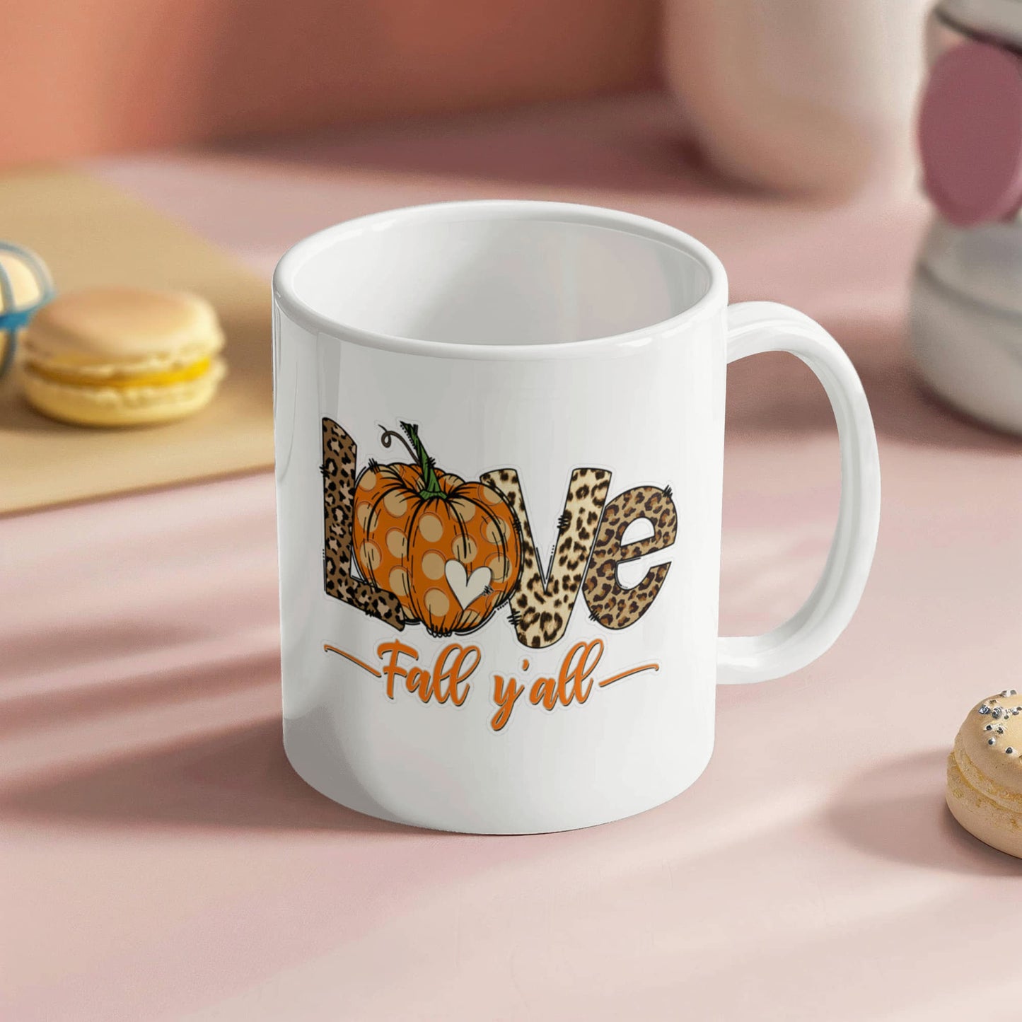 Love Fall Y'all | White Ceramic Mug