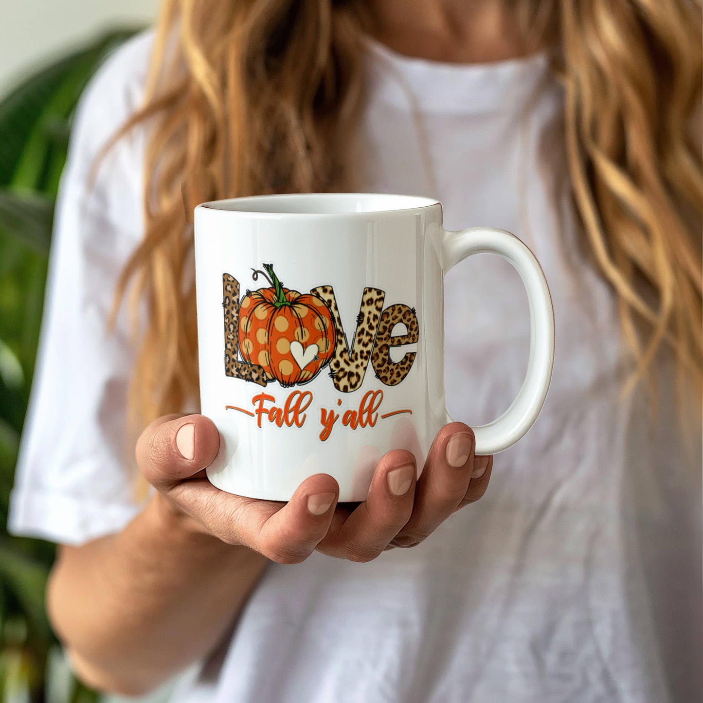 Love Fall Y'all | White Ceramic Mug