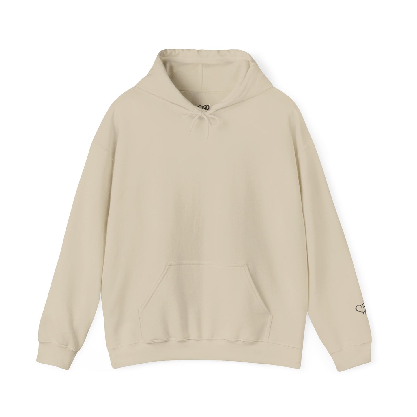 Fall For Him Hooded Sweatshirt — 'Fall For Him He Never Leaves' Autumn Pumpkin Tee