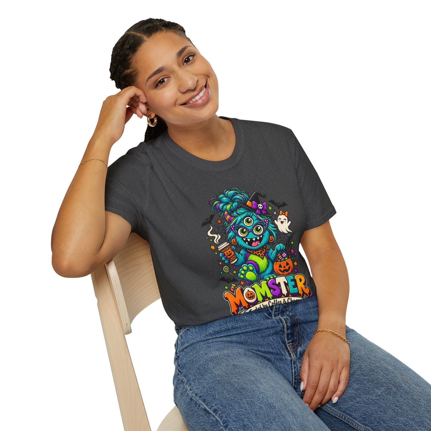 Monster Mom Halloween T-Shirt — Cute Three-Eyed Momster Graphic Tee