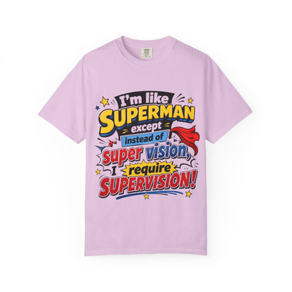Supervision Funny Retro Comic Graphic T-Shirt