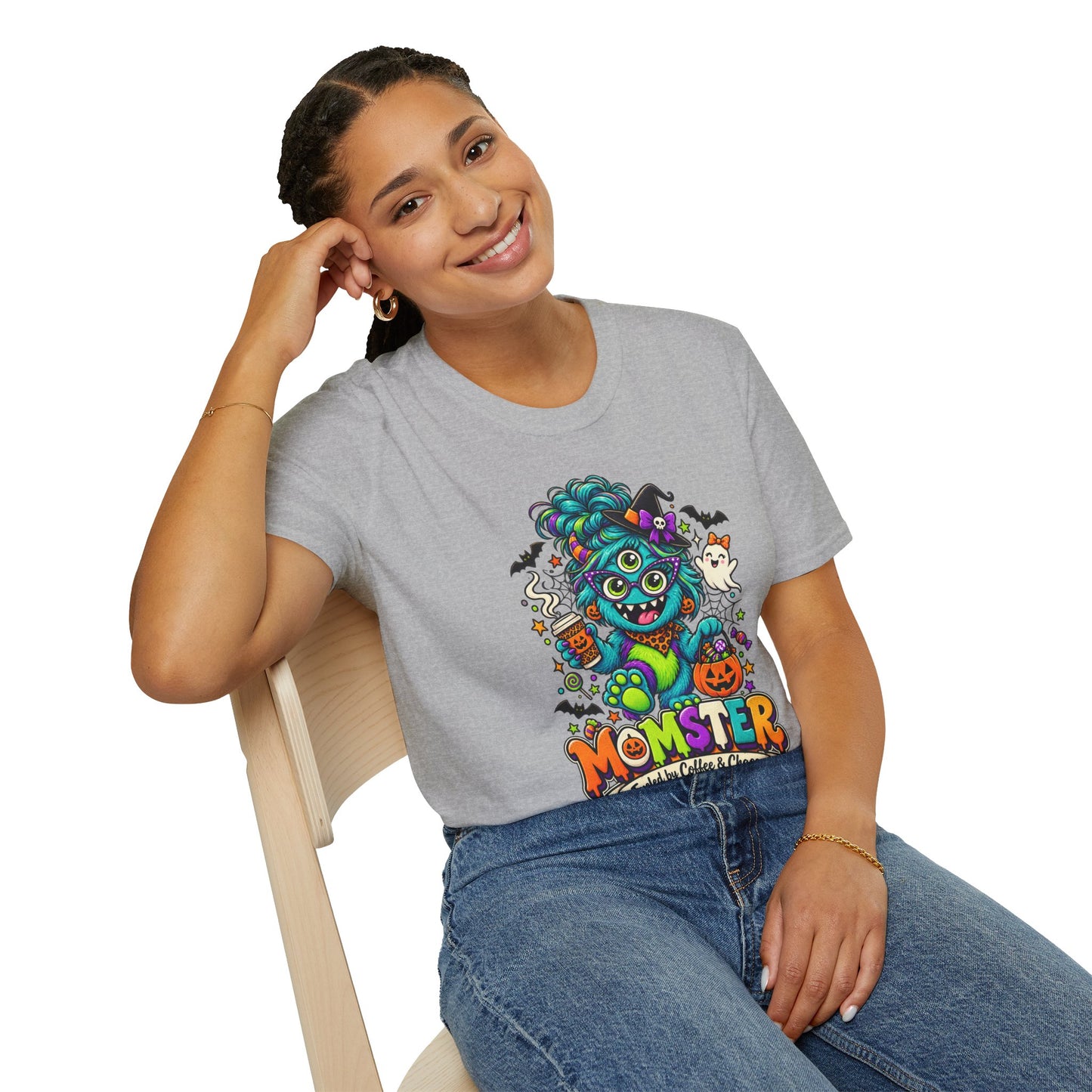 Monster Mom Halloween T-Shirt — Cute Three-Eyed Momster Graphic Tee