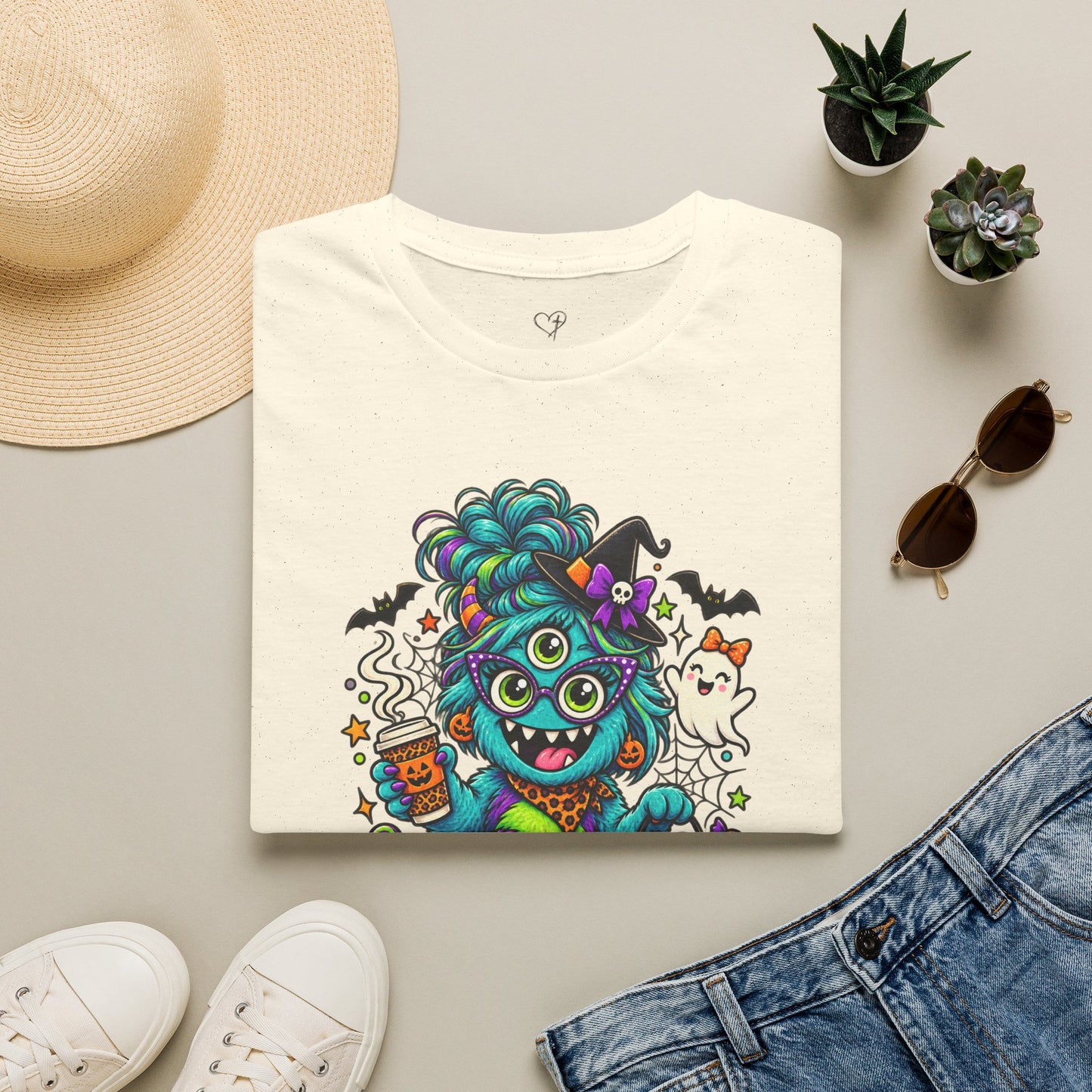 Monster Mom Halloween T-Shirt — Cute Three-Eyed Momster Graphic Tee