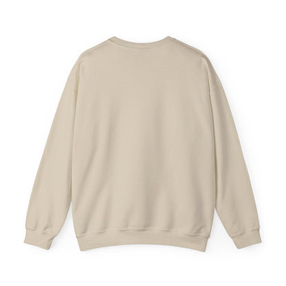 Faith Fall Crewneck Sweatshirt — "I Will Fall For Him He Never Leaves" Autumn Christian Pullover