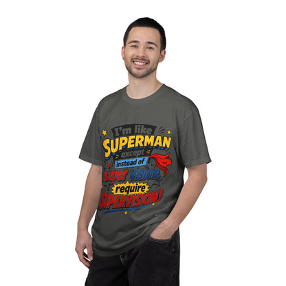 Supervision Funny Retro Comic Graphic T-Shirt