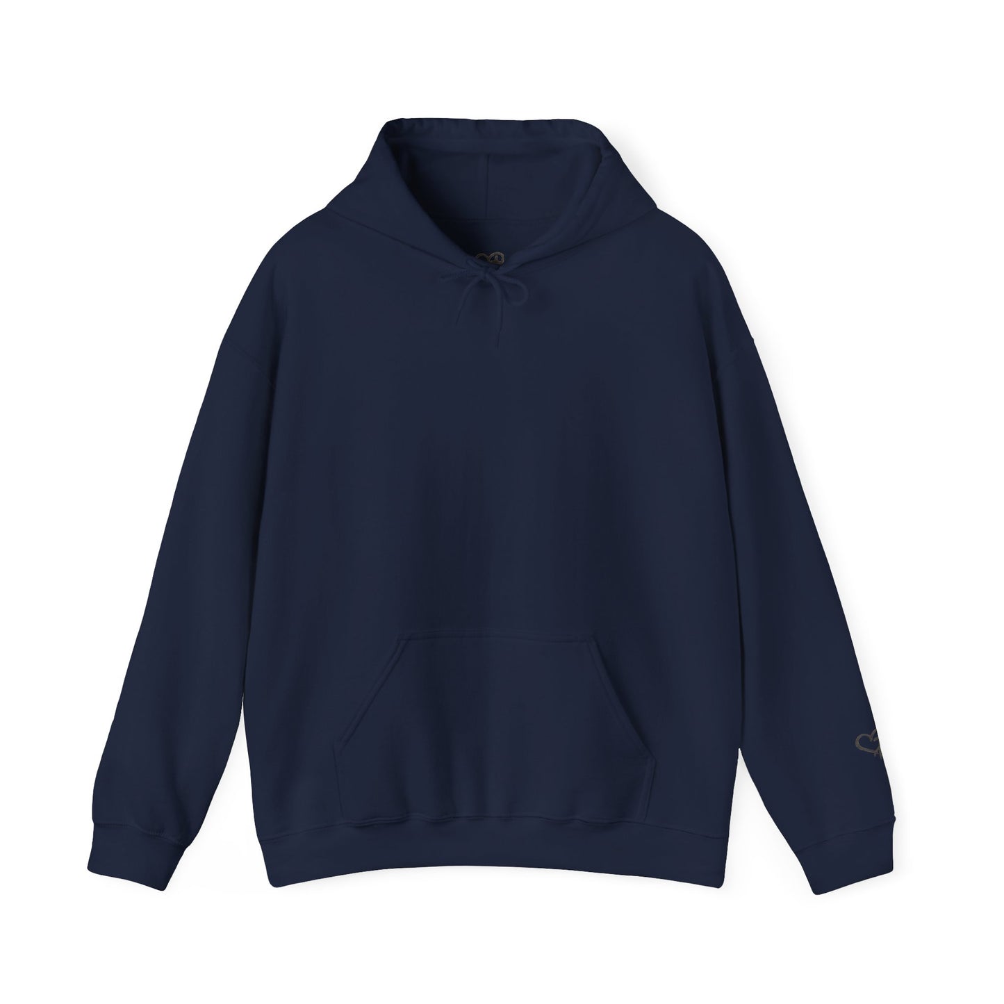 Fall For Him Hooded Sweatshirt — 'Fall For Him He Never Leaves' Autumn Pumpkin Tee