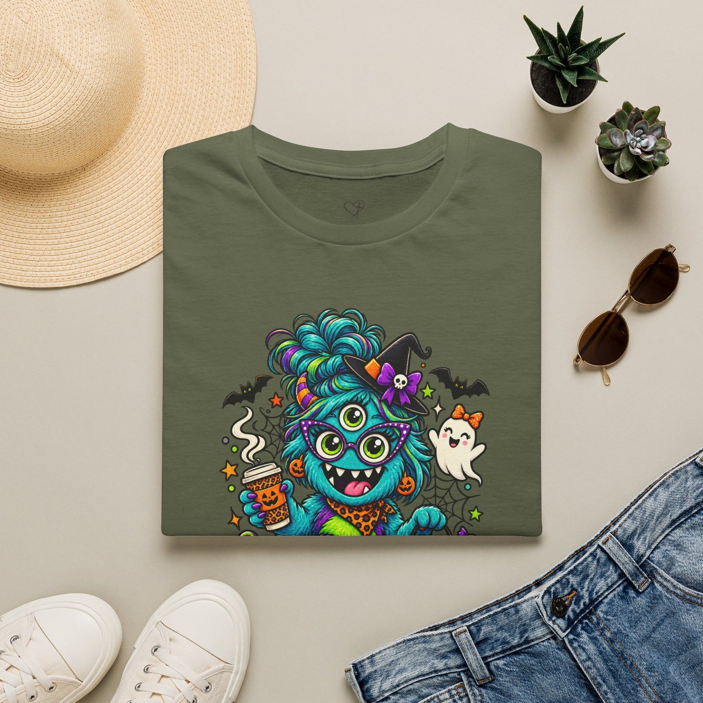 Monster Mom Halloween T-Shirt — Cute Three-Eyed Momster Graphic Tee