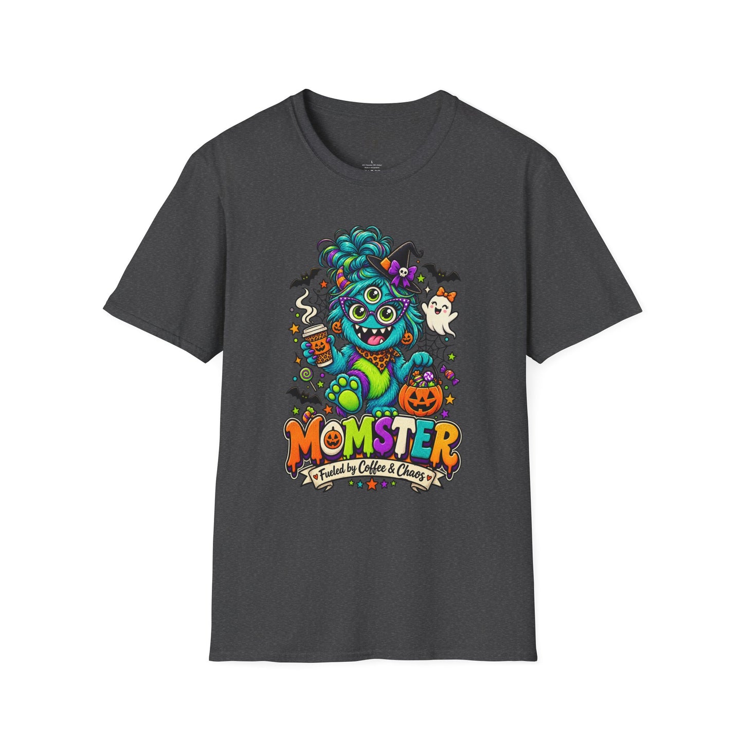 Monster Mom Halloween T-Shirt — Cute Three-Eyed Momster Graphic Tee