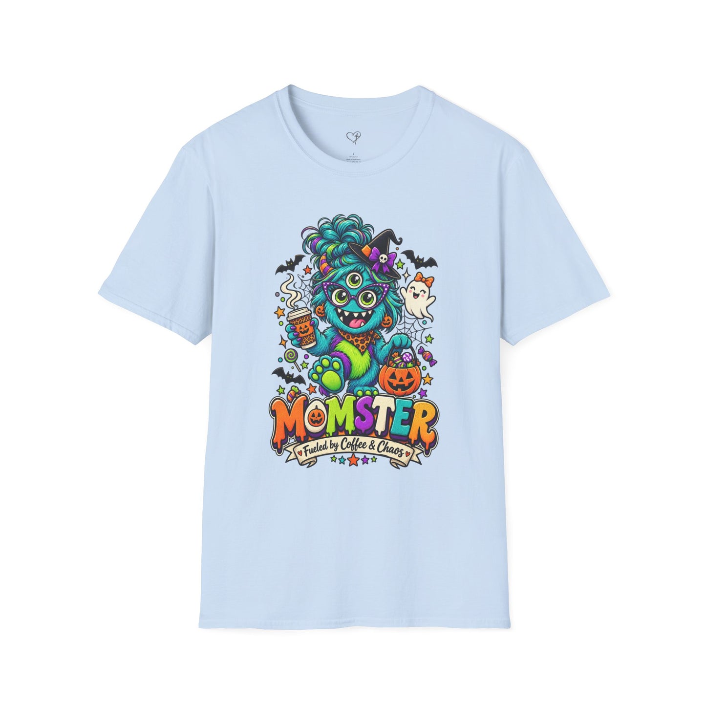 Monster Mom Halloween T-Shirt — Cute Three-Eyed Momster Graphic Tee