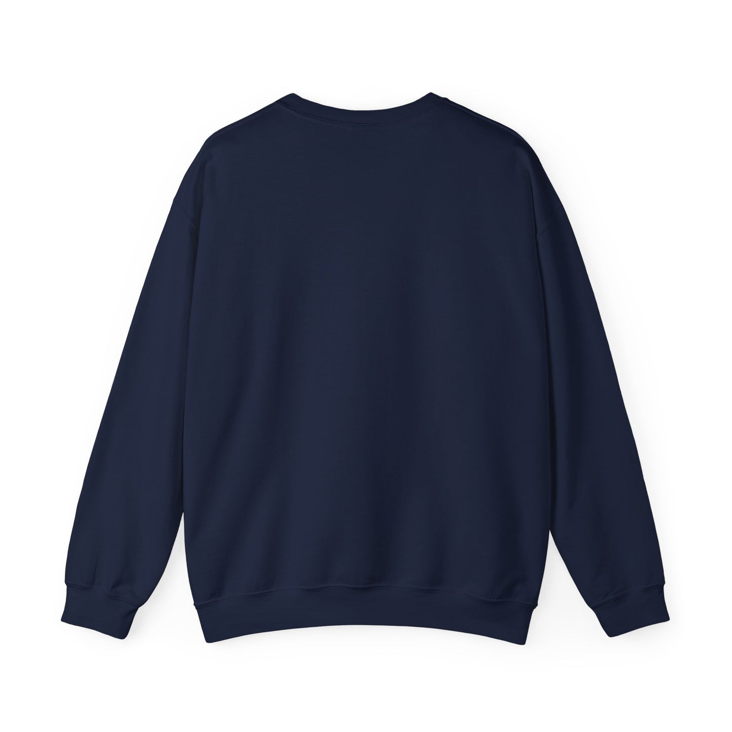 Faith Fall Crewneck Sweatshirt — "I Will Fall For Him He Never Leaves" Autumn Christian Pullover