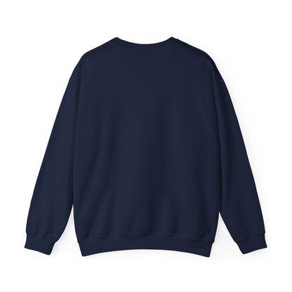 Faith Fall Crewneck Sweatshirt — "I Will Fall For Him He Never Leaves" Autumn Christian Pullover