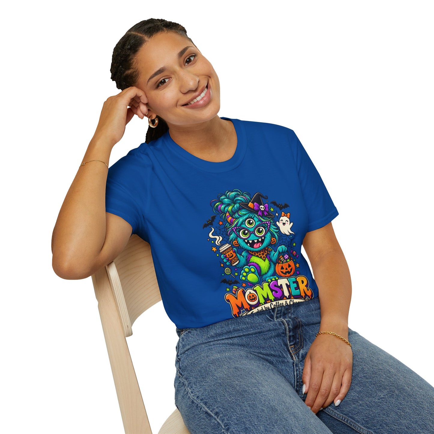 Monster Mom Halloween T-Shirt — Cute Three-Eyed Momster Graphic Tee