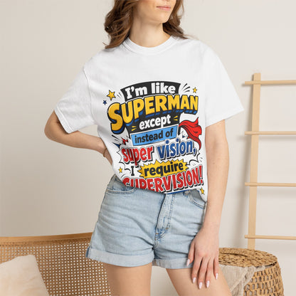 Supervision Funny Retro Comic Graphic T-Shirt