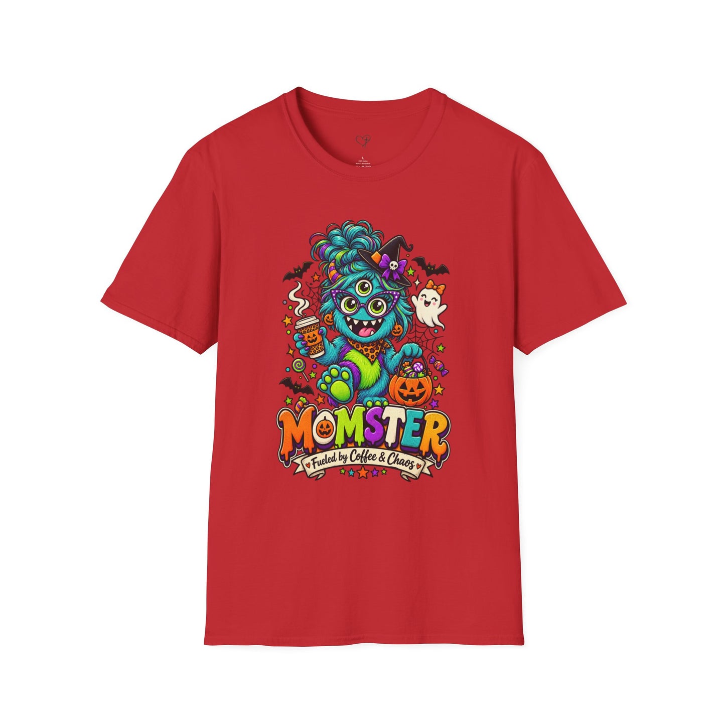 Monster Mom Halloween T-Shirt — Cute Three-Eyed Momster Graphic Tee