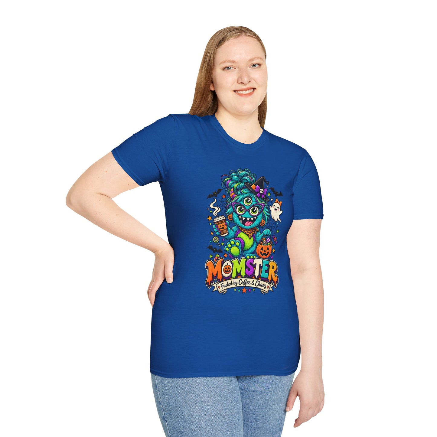 Monster Mom Halloween T-Shirt — Cute Three-Eyed Momster Graphic Tee