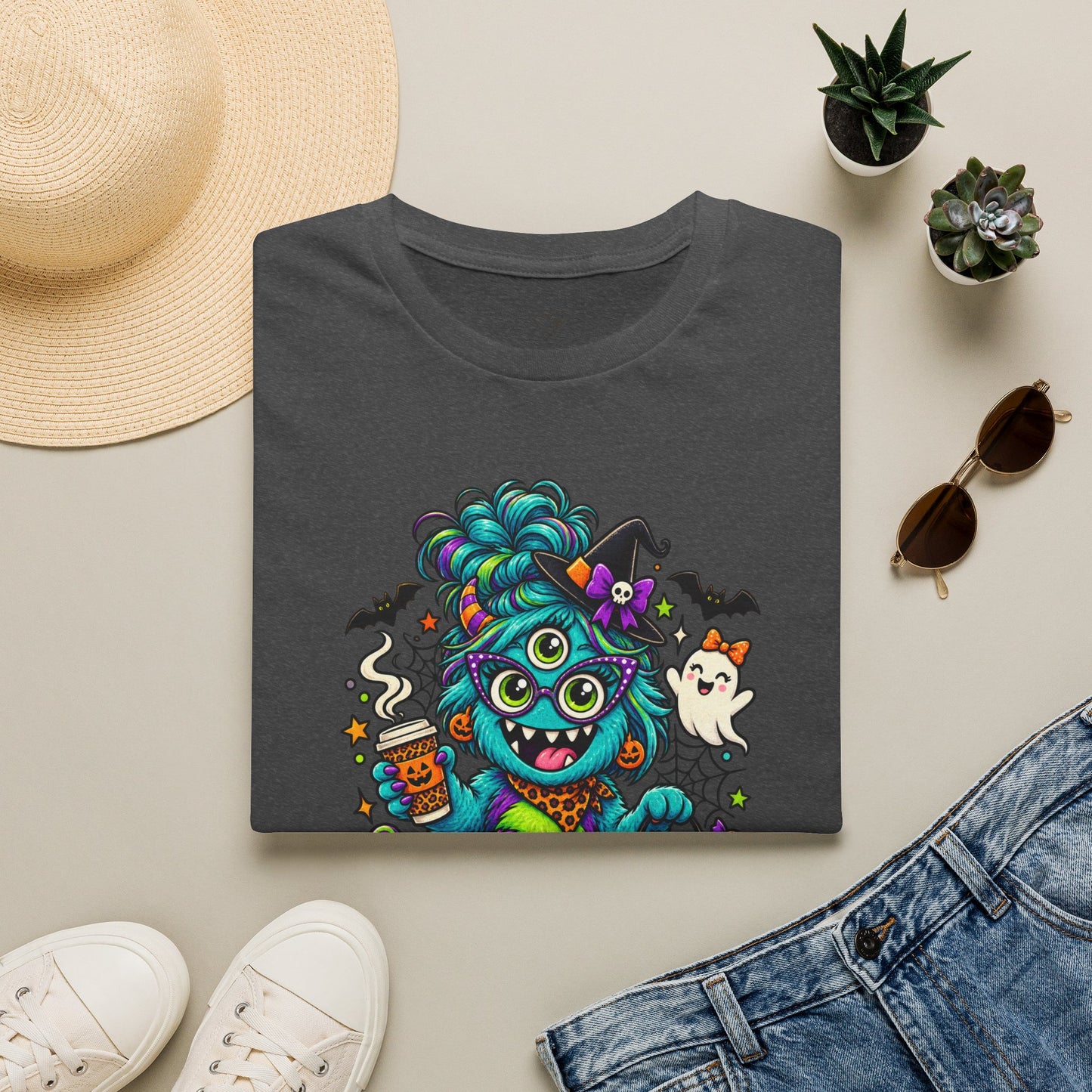 Monster Mom Halloween T-Shirt — Cute Three-Eyed Momster Graphic Tee