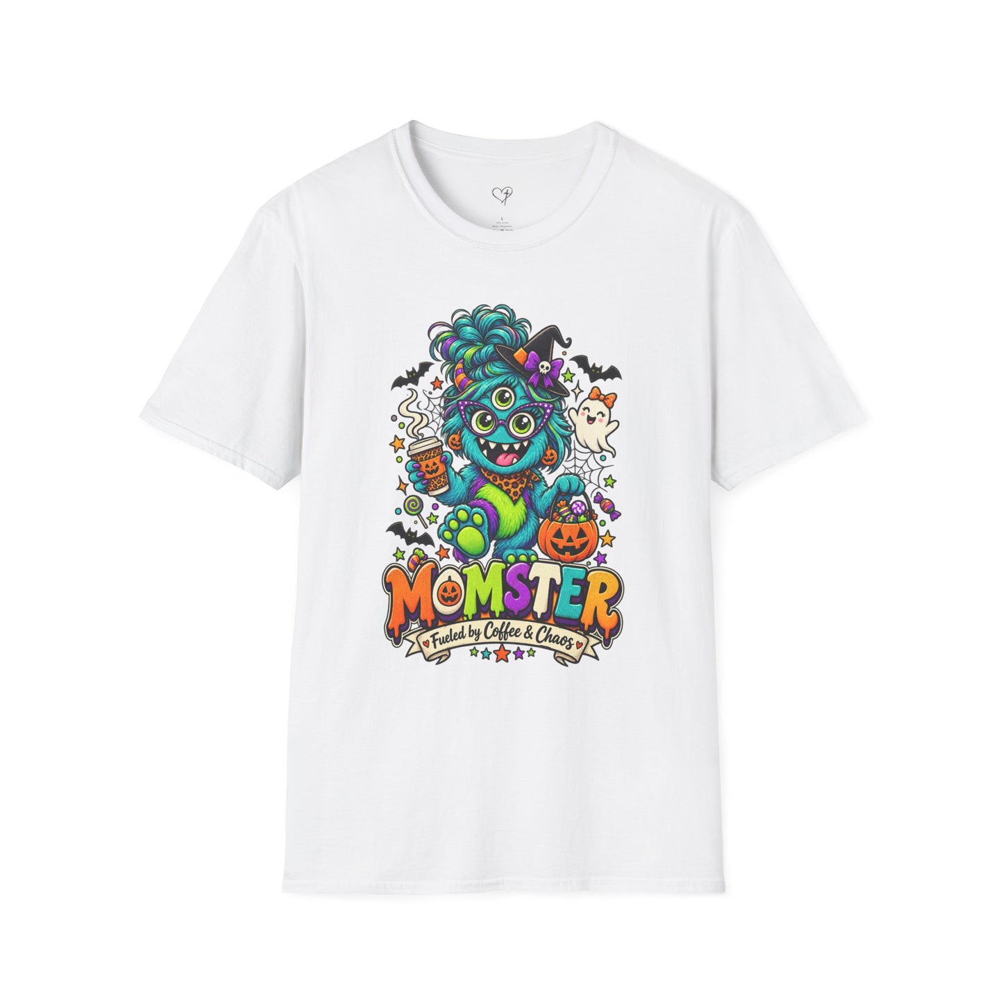 Monster Mom Halloween T-Shirt — Cute Three-Eyed Momster Graphic Tee