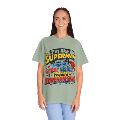 Supervision Funny Retro Comic Graphic T-Shirt