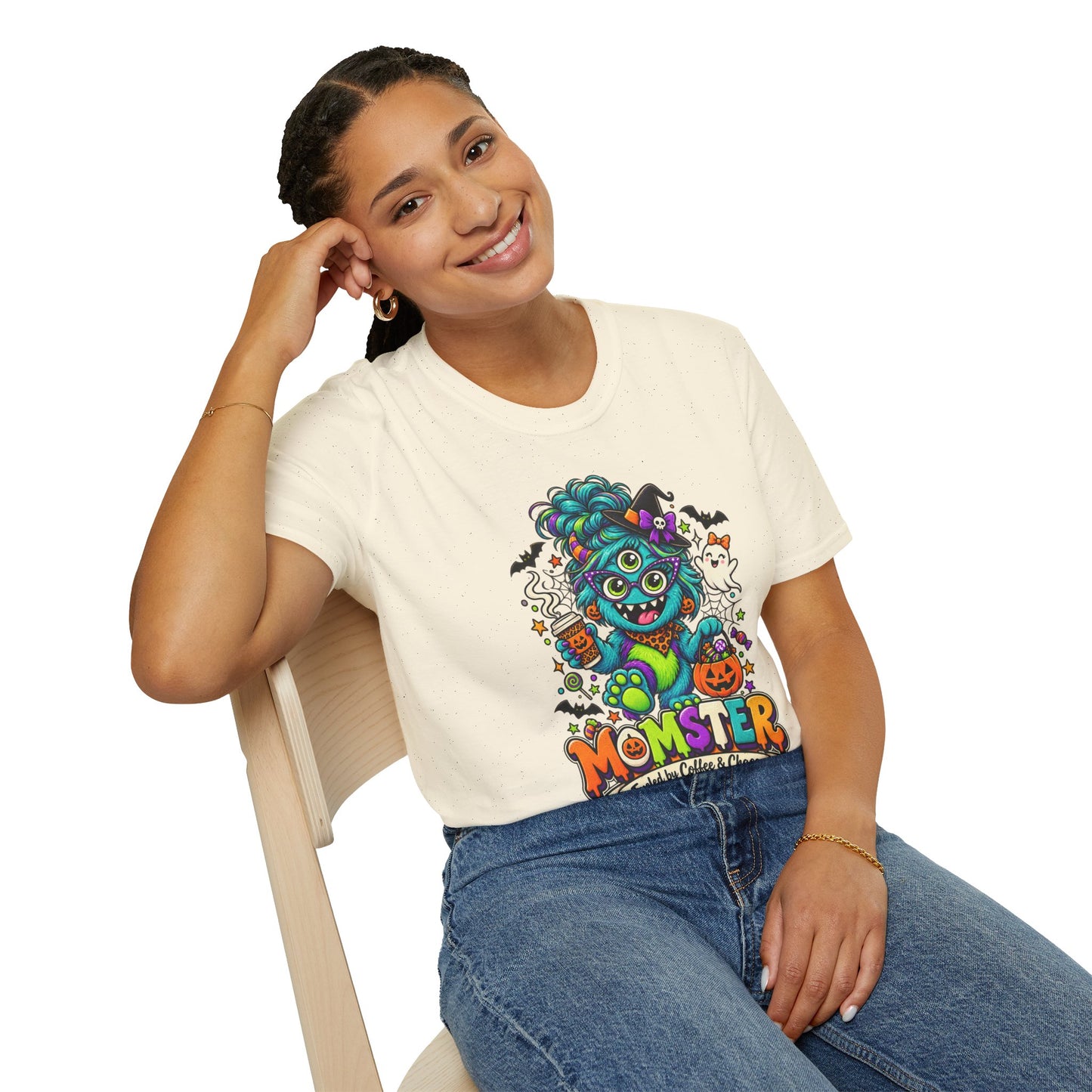 Monster Mom Halloween T-Shirt — Cute Three-Eyed Momster Graphic Tee