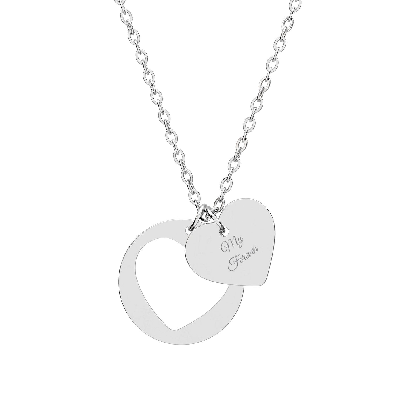 To My Wife Heart Necklace, Personalized Engraved Necklace for Wife, Anniversary Gift for Her, Romantic Wife Gift, Christian Jewelry
