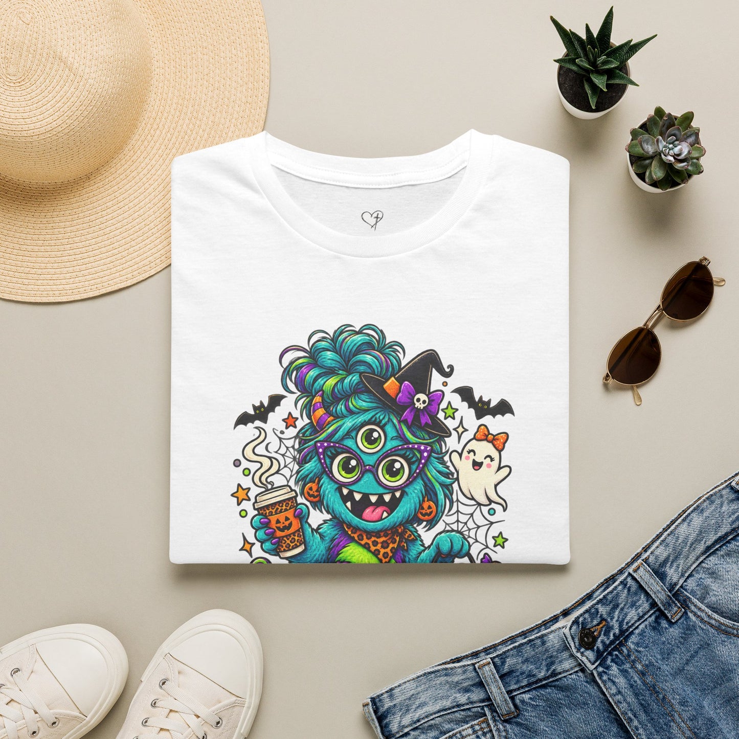 Monster Mom Halloween T-Shirt — Cute Three-Eyed Momster Graphic Tee