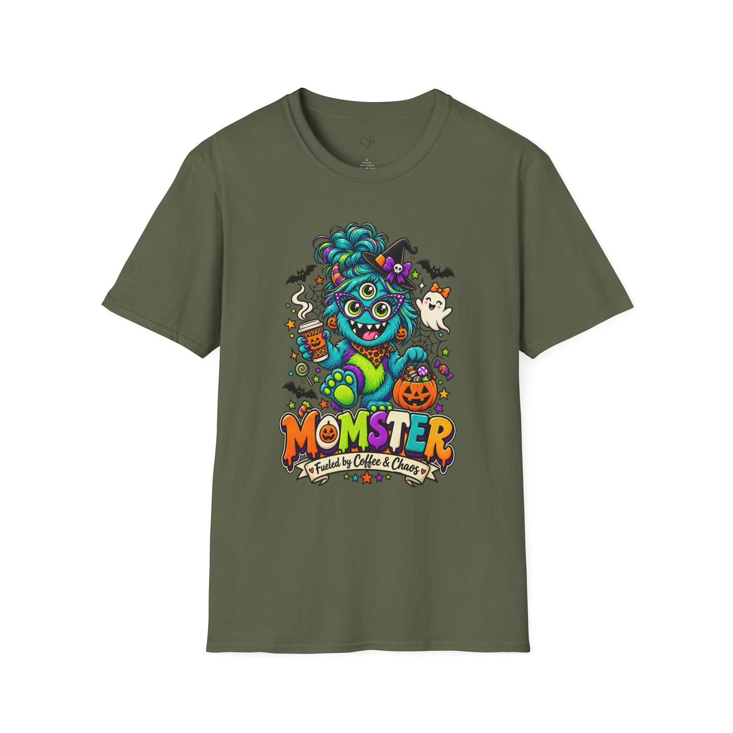 Monster Mom Halloween T-Shirt — Cute Three-Eyed Momster Graphic Tee