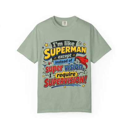 Supervision Funny Retro Comic Graphic T-Shirt
