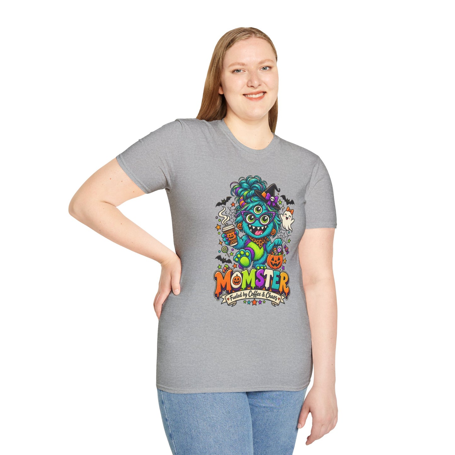 Monster Mom Halloween T-Shirt — Cute Three-Eyed Momster Graphic Tee