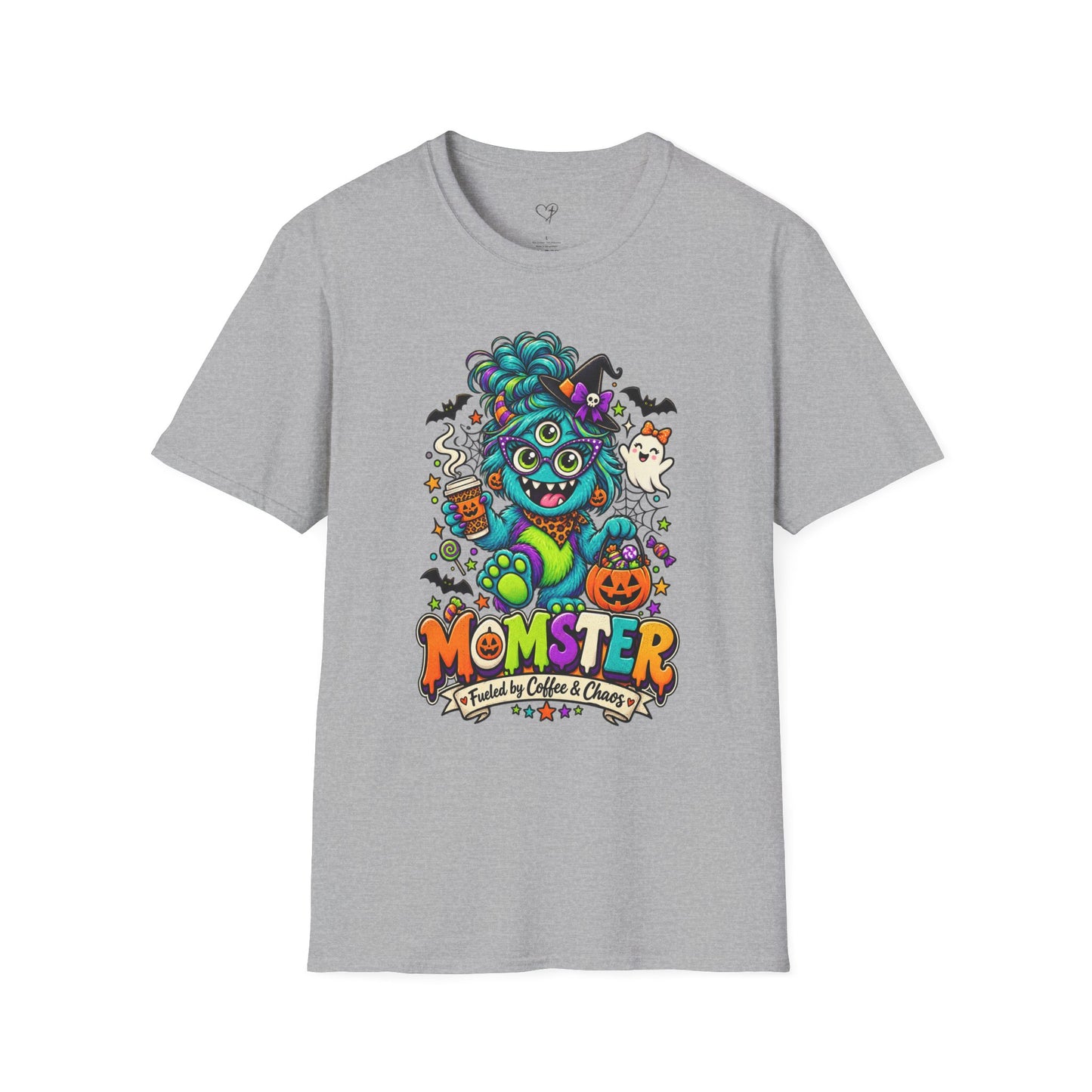 Monster Mom Halloween T-Shirt — Cute Three-Eyed Momster Graphic Tee