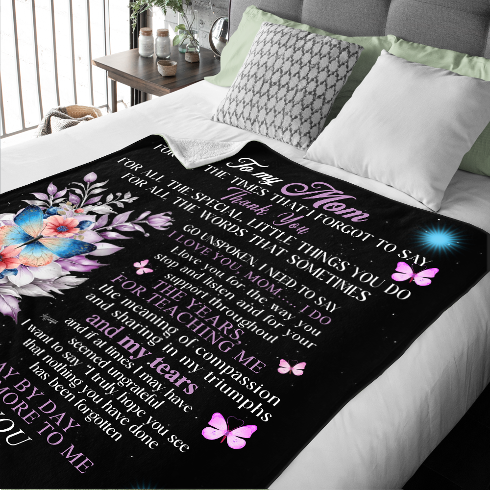 To My Mom | Fleece Blanket