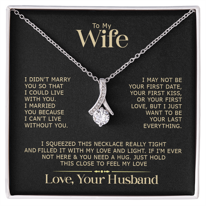 To My Wife | Love Knot Necklace