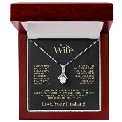 To My Wife | Love Knot Necklace