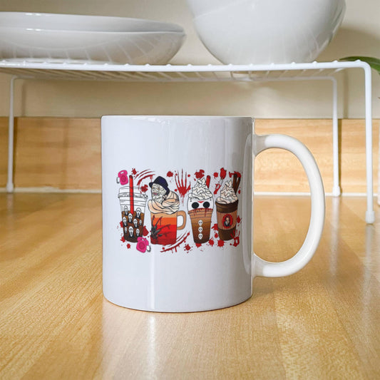 Spooky Sips | White Ceramic Mug