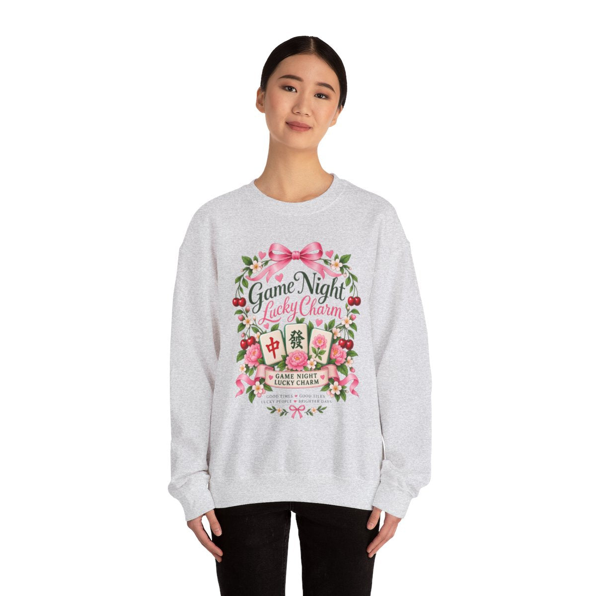 Game Night Lucky Charm Sweatshirt, Mahjong Game Shirt,