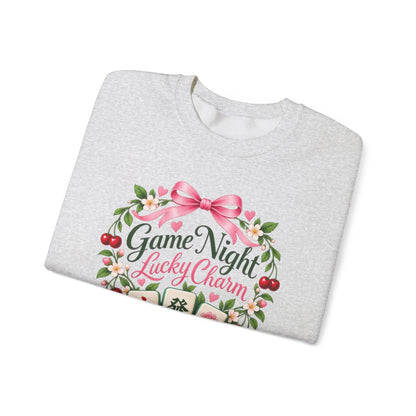 Game Night Lucky Charm Sweatshirt, Mahjong Game Shirt,