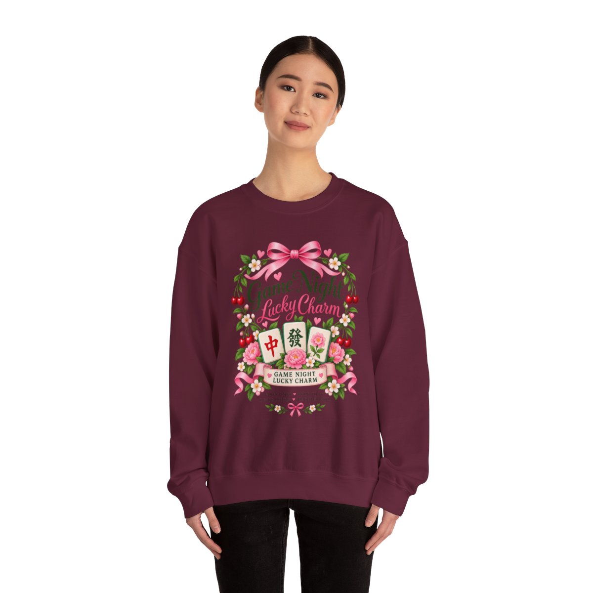 Game Night Lucky Charm Sweatshirt, Mahjong Game Shirt,