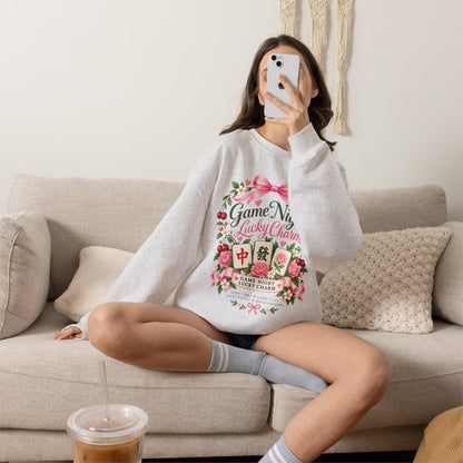 Game Night Lucky Charm Sweatshirt, Mahjong Game Shirt,