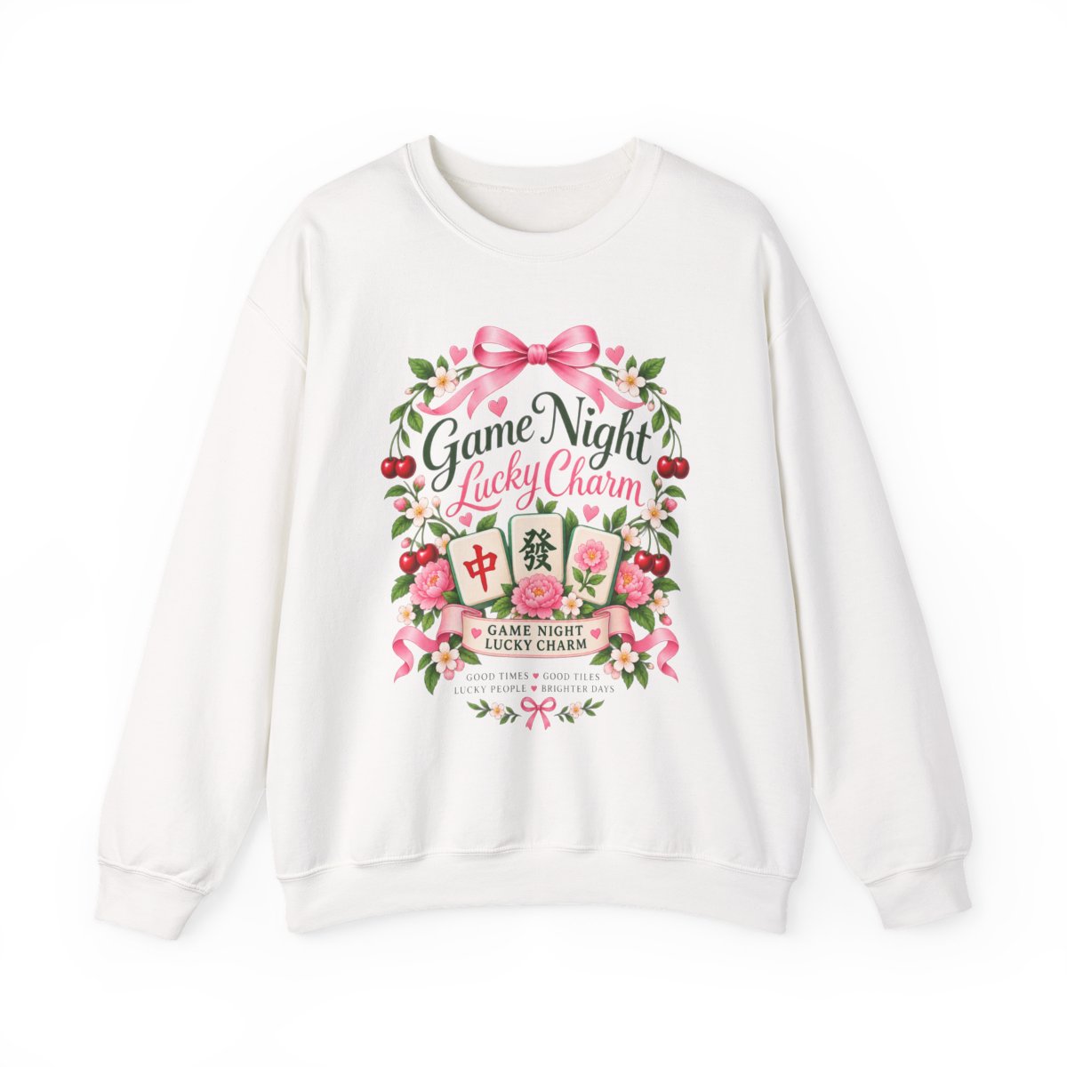 Game Night Lucky Charm Sweatshirt, Mahjong Game Shirt,
