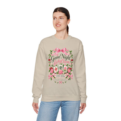 Game Night Lucky Charm Sweatshirt, Mahjong Game Shirt,